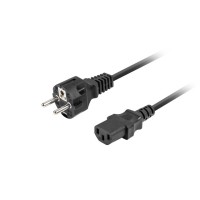 Кабел/преходник Lanberg CEE 7/7 -> IEC 320 C13 power cord 1.8m VDE Straight